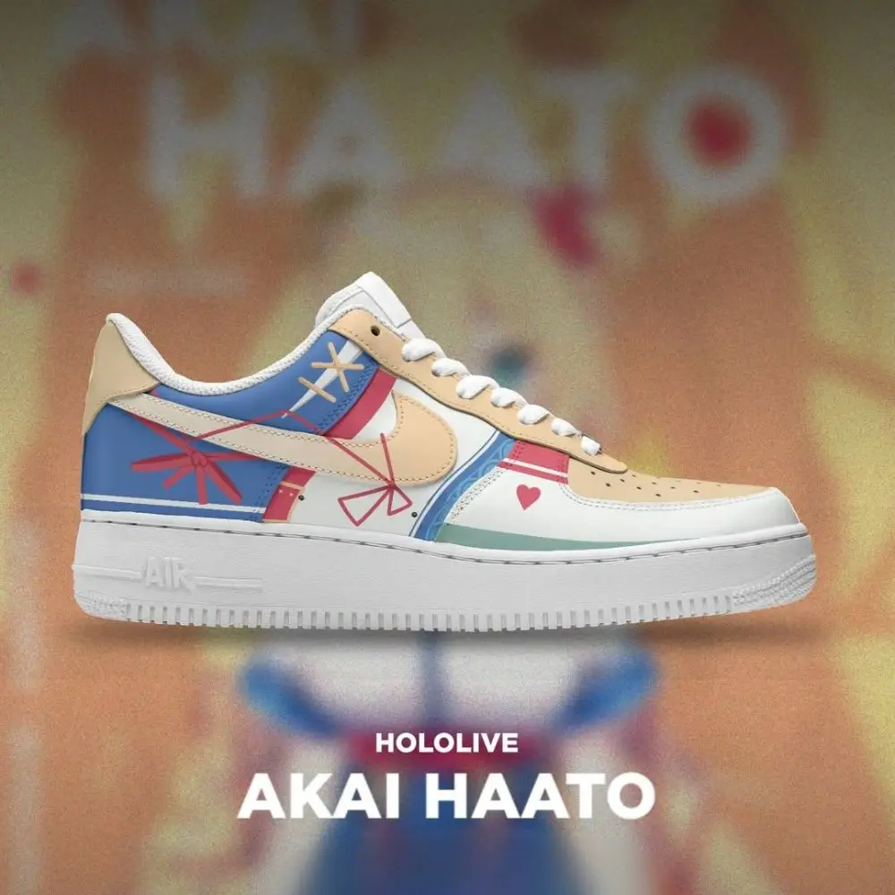 Akai Haato Hololive Low Top Shoes - Sneakatelier