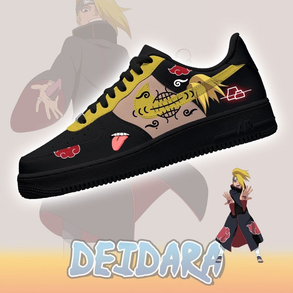 Akatsuki Deidara No.1 Naruto AF1 Shoes - Sneakatelier