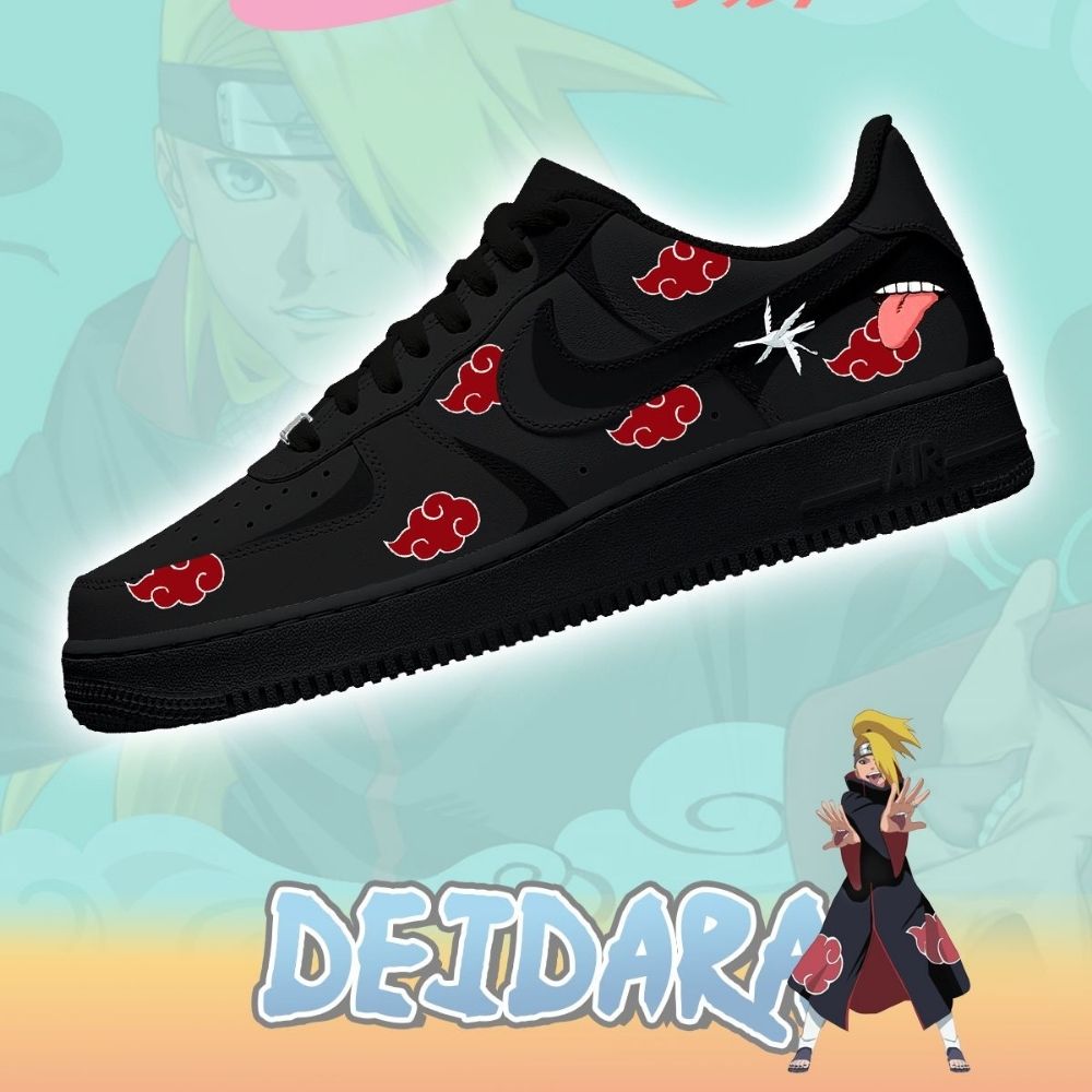 Akatsuki Deidara No.2 Naruto AF1 Shoes - Sneakatelier