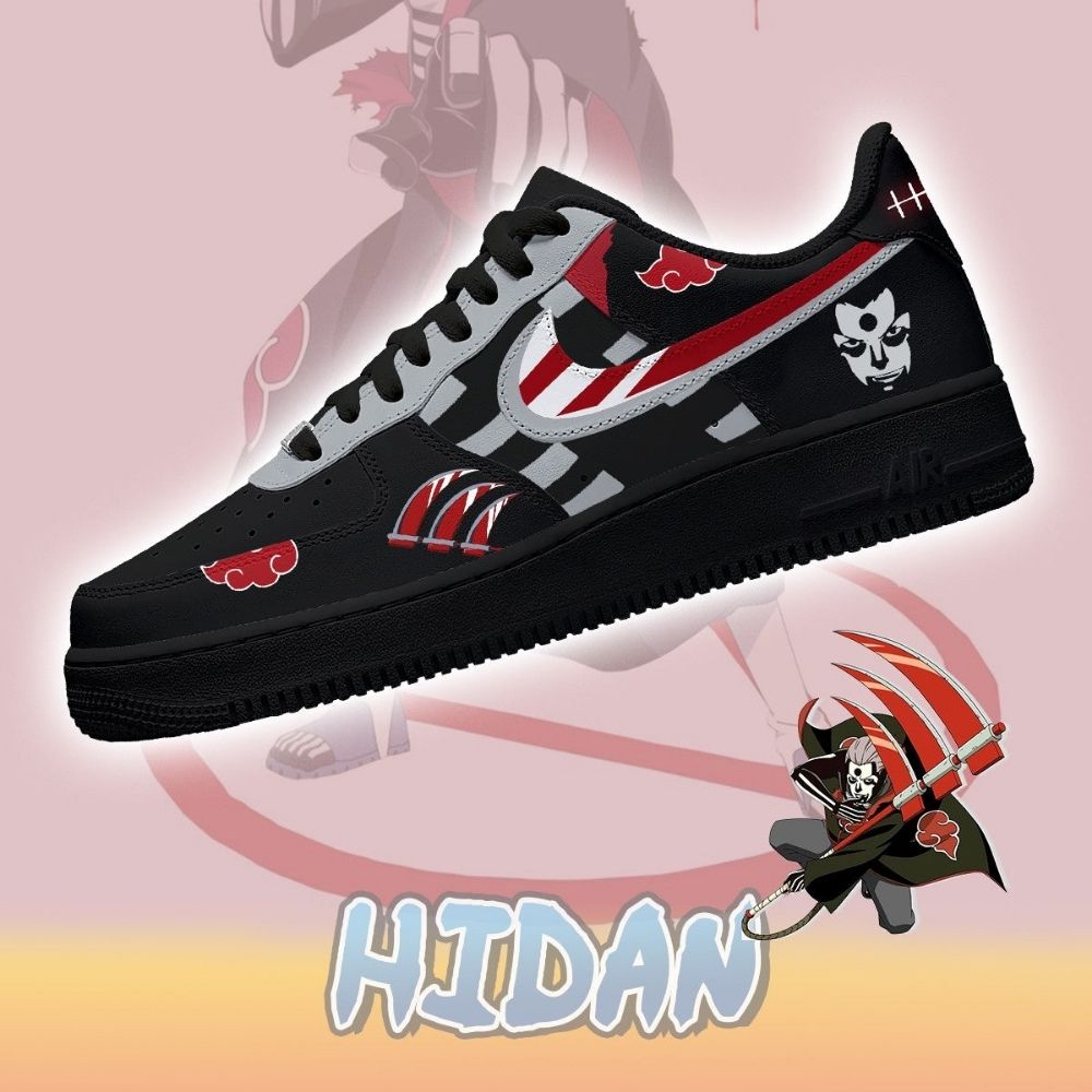 Akatsuki Hidan No.2 Naruto AF1 Shoes - Sneakatelier