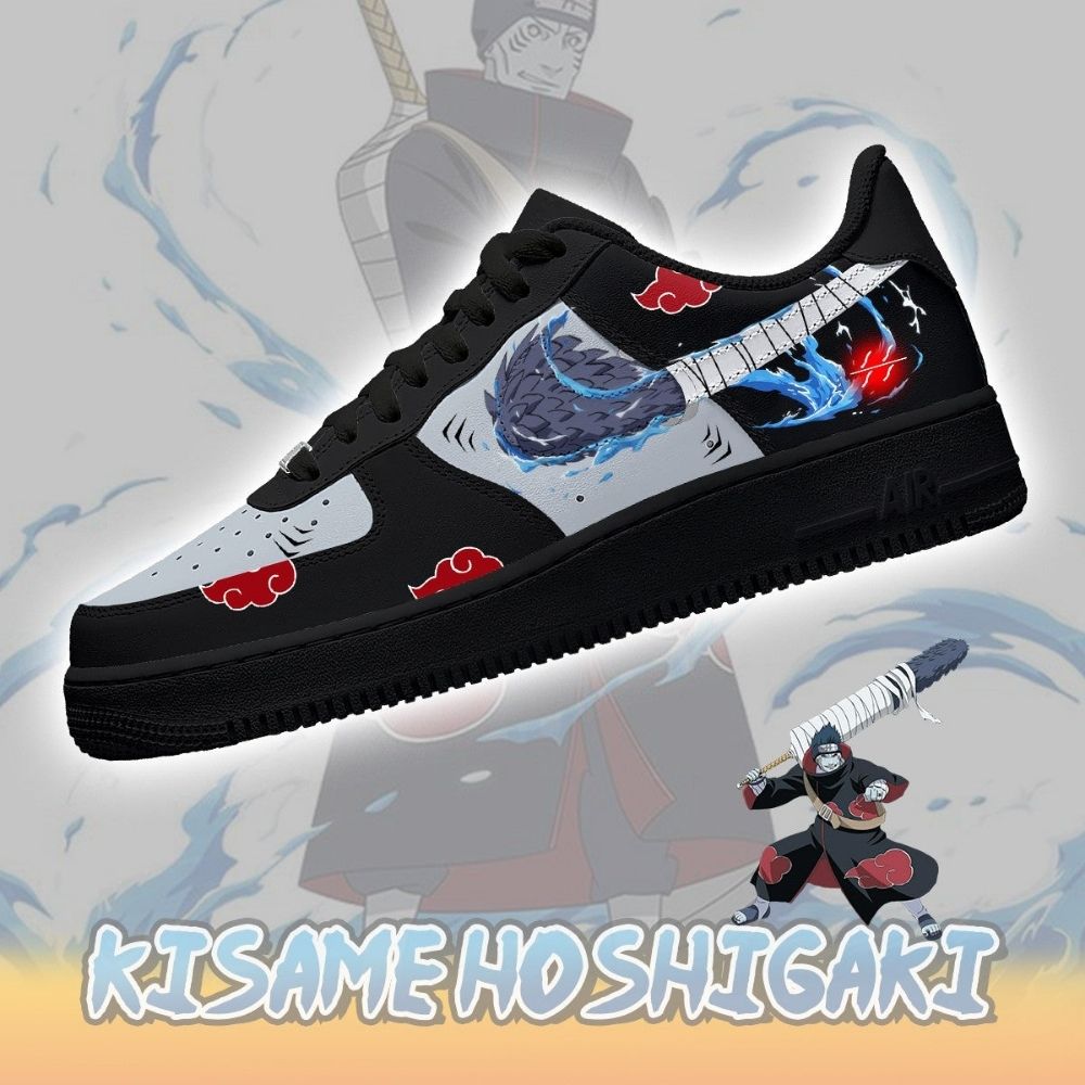 Akatsuki Kisame Hoshigaki No.2 Naruto AF1 Shoes - Sneakatelier