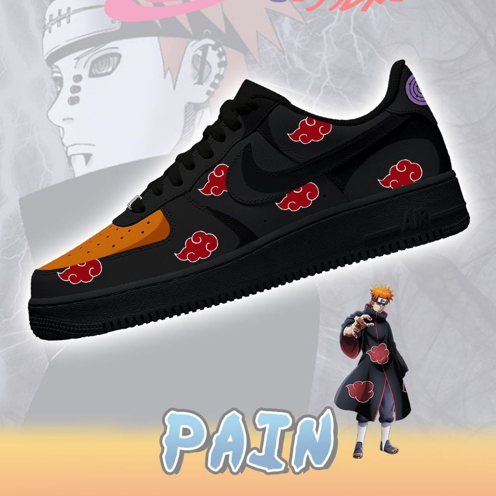 Akatsuki Pain No.1 Naruto AF1 Shoes - Sneakatelier