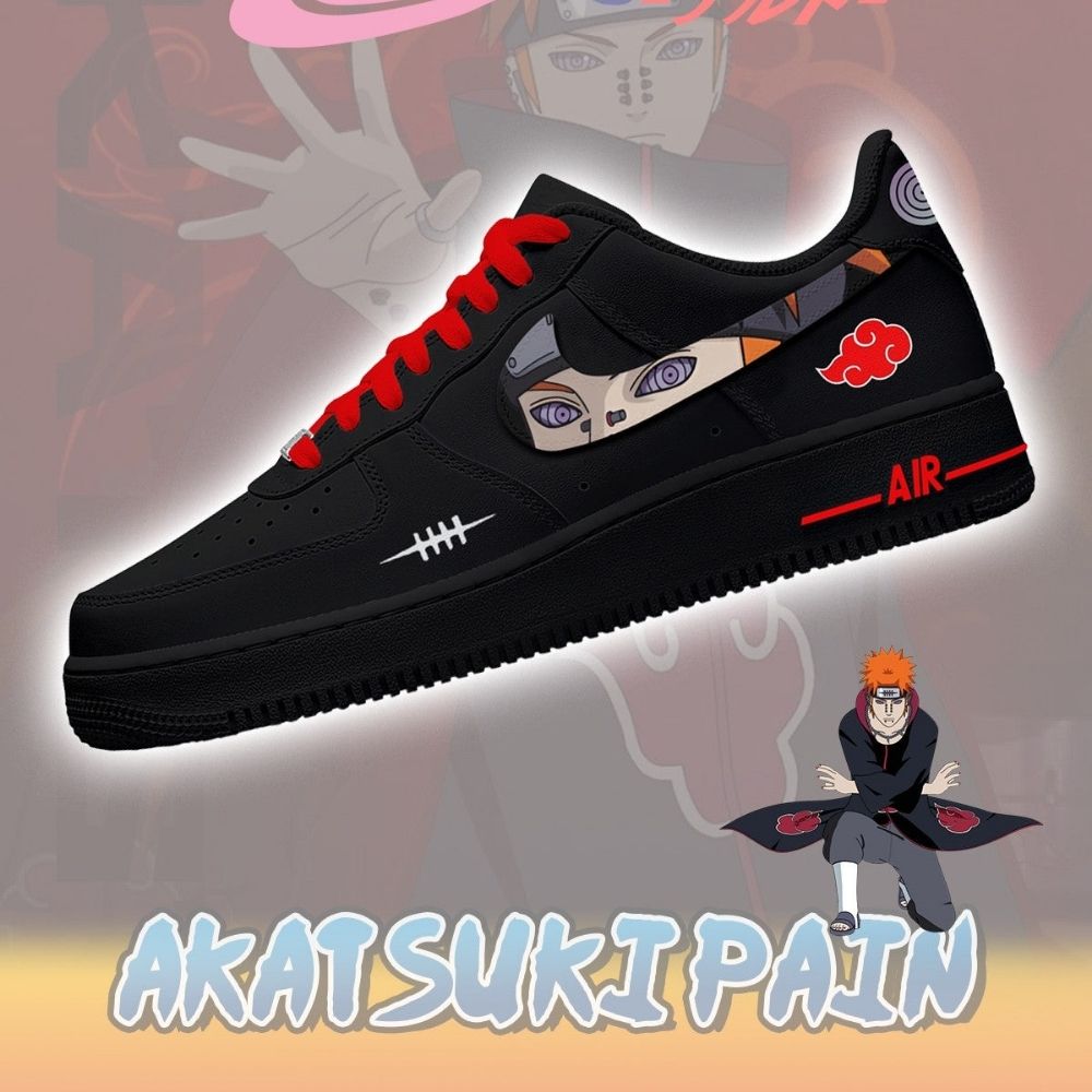 Akatsuki Pain No.2 Naruto AF1 Shoes - Sneakatelier