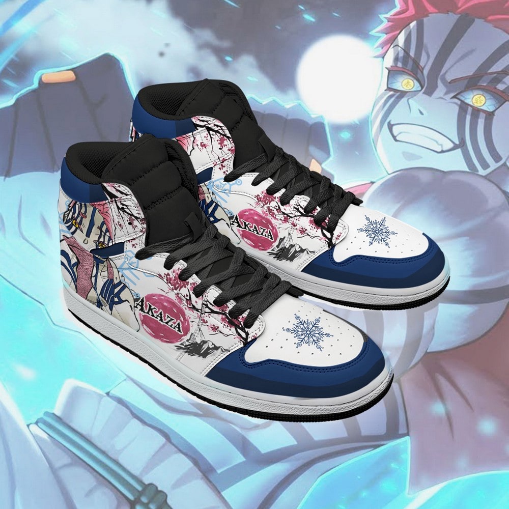 Akaza Demon Slayer J1 High Top Shoes - Sneakatelier