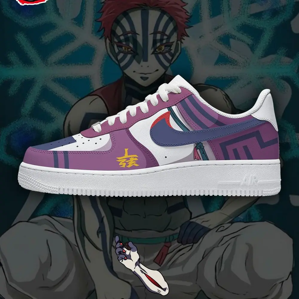Akaza Demon Slayer Special Design Low Top Shoes - Sneakatelier