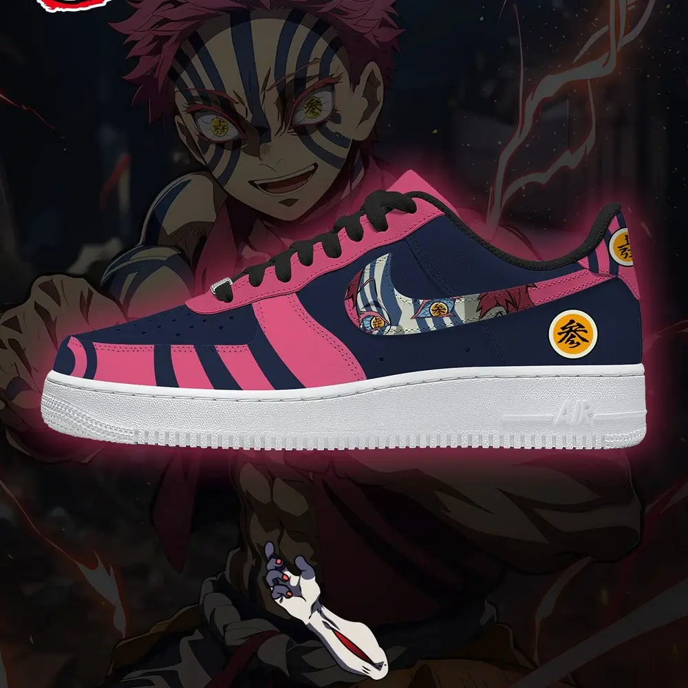 Akaza V.2 Demon Slayer Special Design Low Top Shoes - Sneakatelier