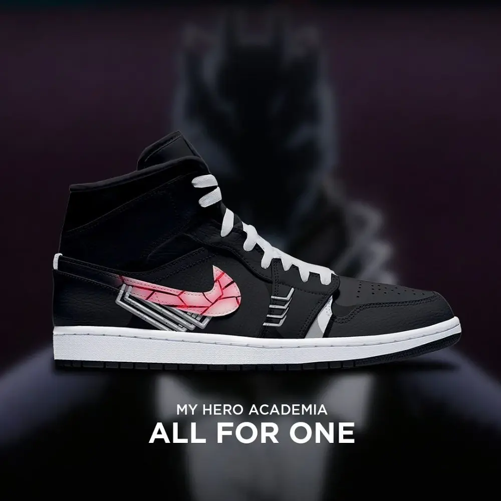 All for One My Hero Academia High Top Shoes - Sneakatelier