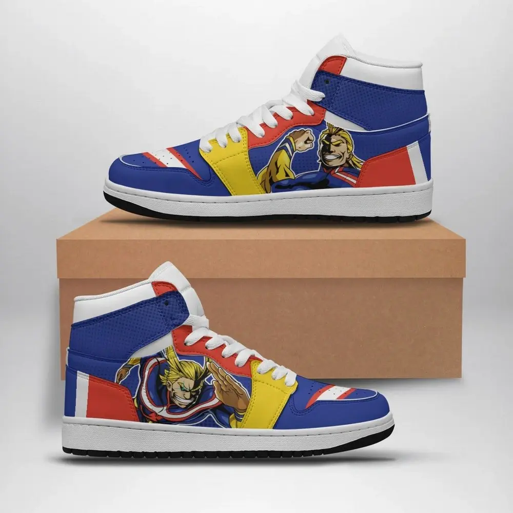 All Might My Hero Academia Special High Top Shoes - Sneakatelier