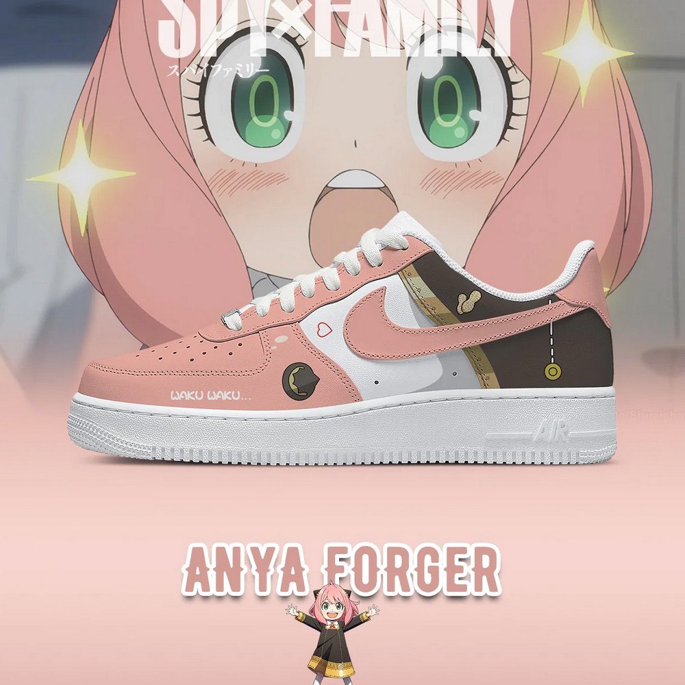 Anya Forger Spy X Family AF1 Shoes - Sneakatelier