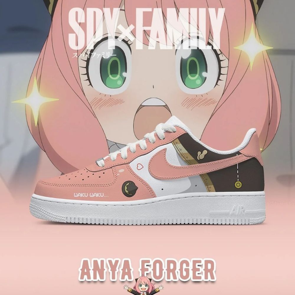Anya Forger SPY x FAMILY AF1 Shoes - Sneakatelier