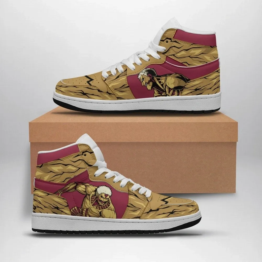 Armored Titan Attack On Titan Custom High Top Shoes - Sneakatelier