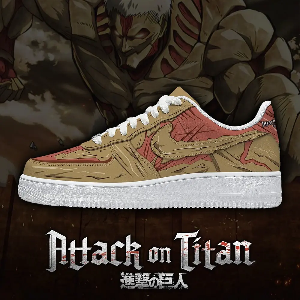 Armored Titan V.1 Attack on Titian Special Edition Lowtop Shoes - Shoesmates Armored Titan V.1 Attack on Titian Special Edition Lowtop Shoes - Sneakatelier Sneakatelier