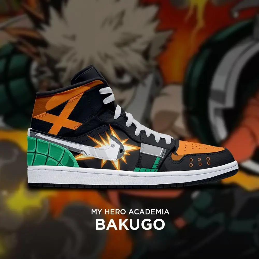 Bakugo My Hero Academia Edition High Top Shoes - Sneakatelier