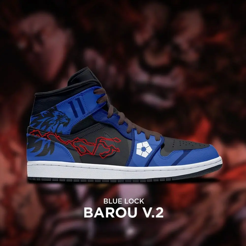 Barou Blue Lock Limited High Top Shoes - Sneakatelier
