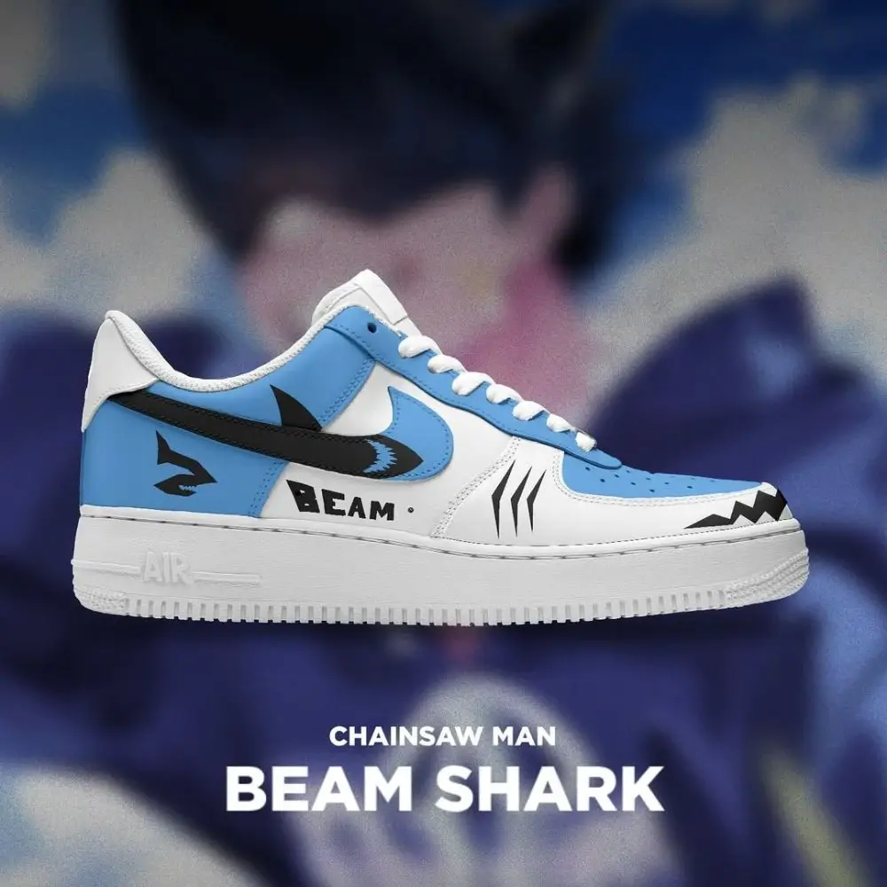 Beam Shark Chainsaw Man Special Low Top Shoes - Sneakatelier