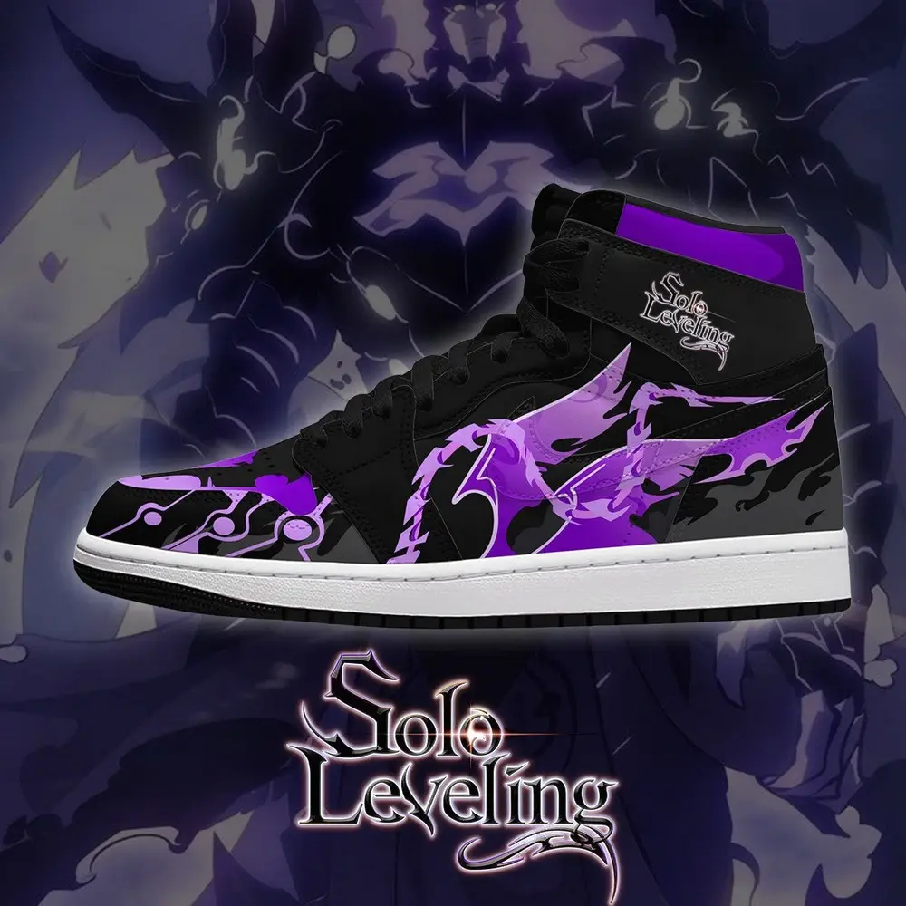 Bellion Arise Edition Solo Leveling High Top Shoes - Shoesmates Bellion Arise Edition Solo Leveling High Top Shoes - Sneakatelier Sneakatelier