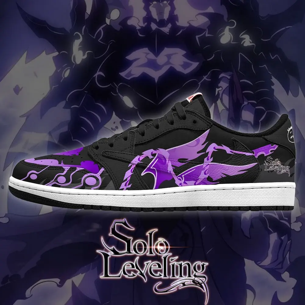 Bellion V.2 Shadow Legacy Solo Leveling Low Top Shoes - Sneakatelier