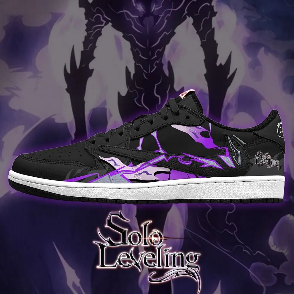 Beru V.4 Shadow Legacy Solo Leveling Low Top Shoes - Sneakatelier