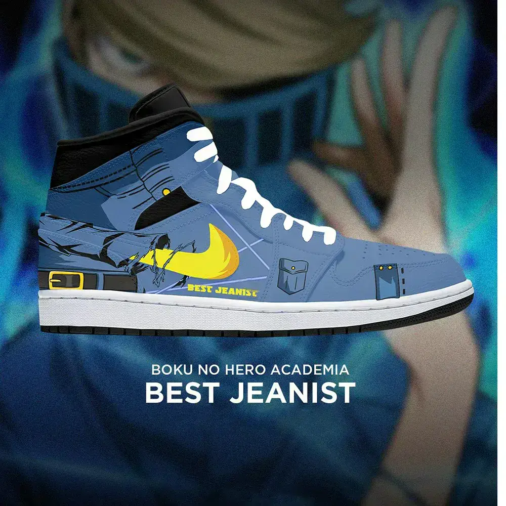 Best Jeanist My Hero Academia Custom High Top Shoes - Sneakatelier