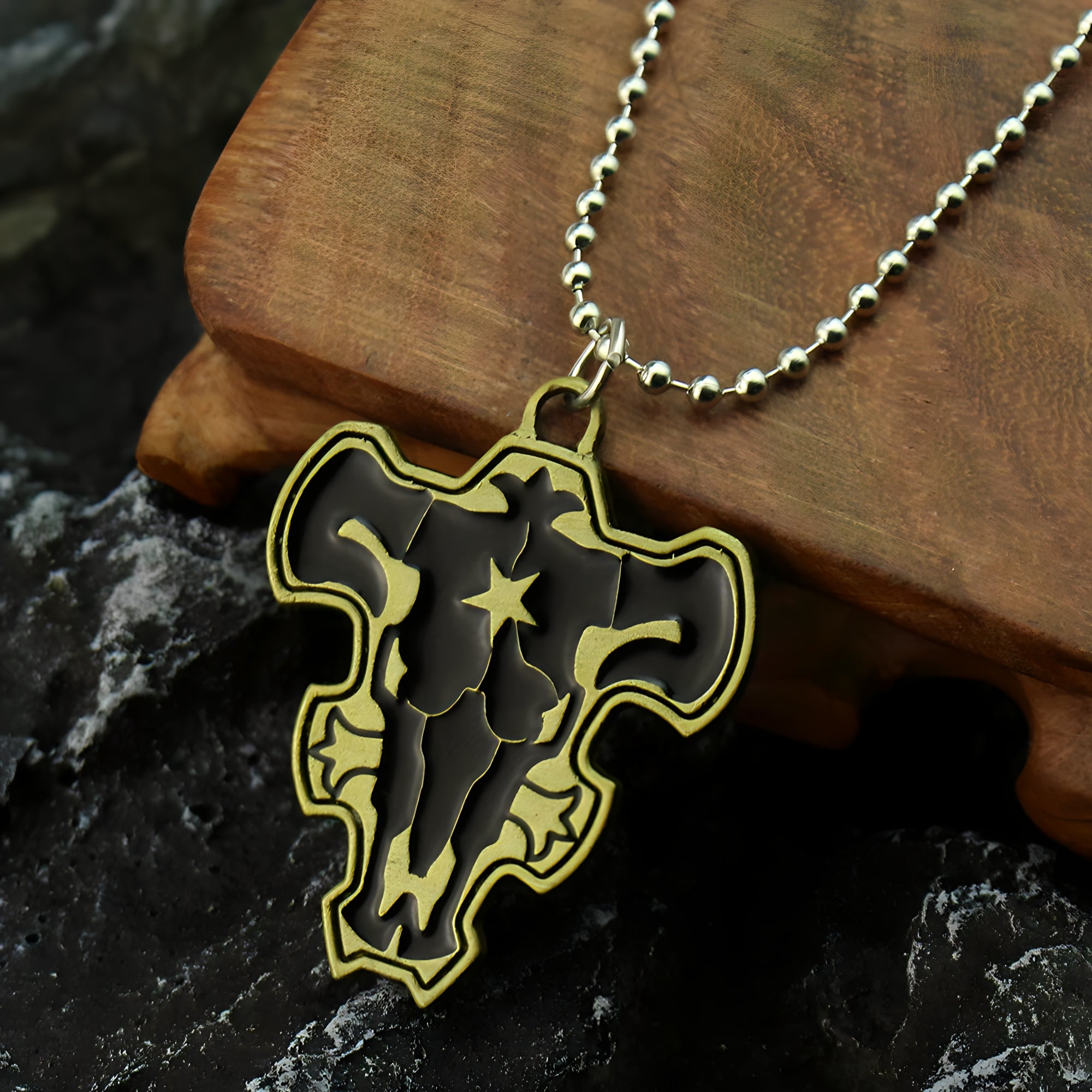 Black Clover Necklace Black Clover Necklace Sneakatelier