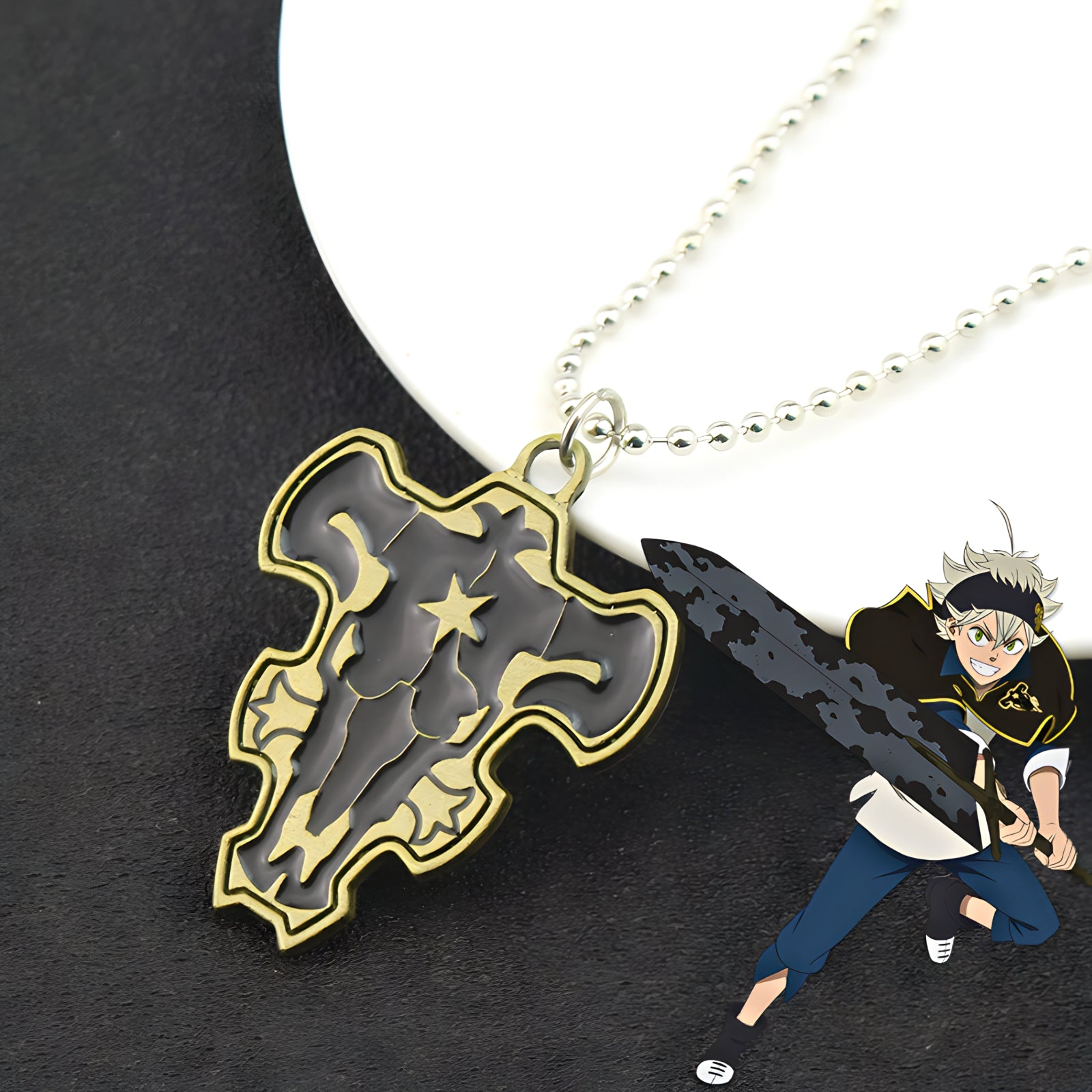 Black Clover Necklace Black Clover Necklace Sneakatelier