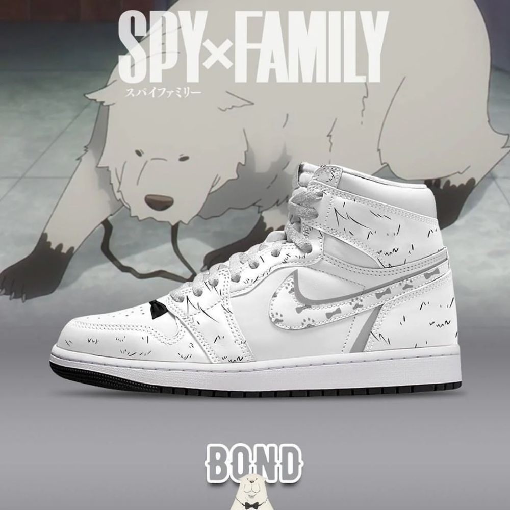 Bond Forger SPY x FAMILY AJ1 High Top Shoes - Shoesmates Bond Forger SPY x FAMILY AJ1 High Top Shoes - Sneakatelier Sneakatelier