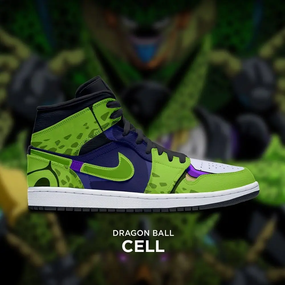 Cell Dragon Ball Custom High Top Shoes - Shoesmates Cell Dragon Ball Custom High Top Shoes - Sneakatelier Sneakatelier