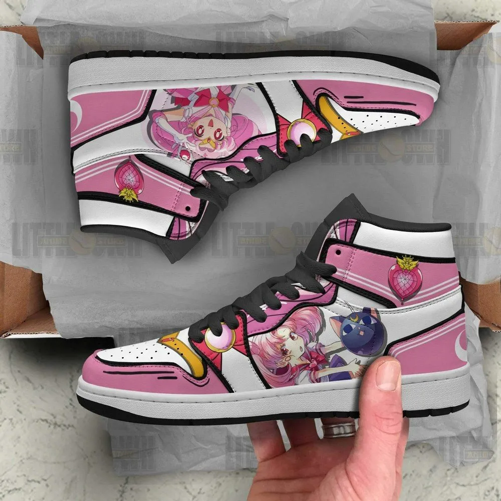 Chibiusa Tsukino Sailor Moon High Top Shoes - Sneakatelier