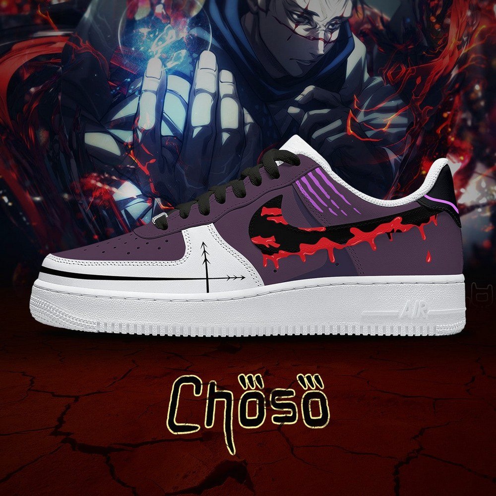 Choso Jujutsu Kaisen AF1 Shoes - Shoesmates Choso Jujutsu Kaisen AF1 Shoes - Sneakatelier Sneakatelier