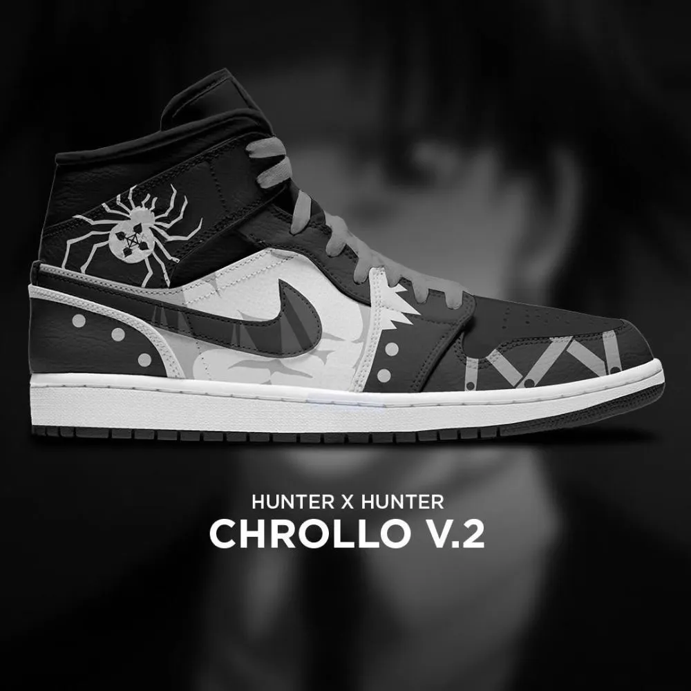 Chrollo V.2 Hunter x Hunter Edition High Top Shoes - Shoesmates Chrollo V.2 Hunter x Hunter Edition High Top Shoes - Sneakatelier Sneakatelier