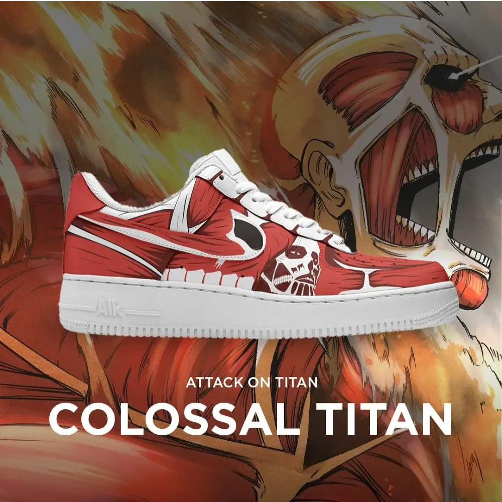 Colossal Titan Attack on Titan Low Top Shoes - Sneakatelier