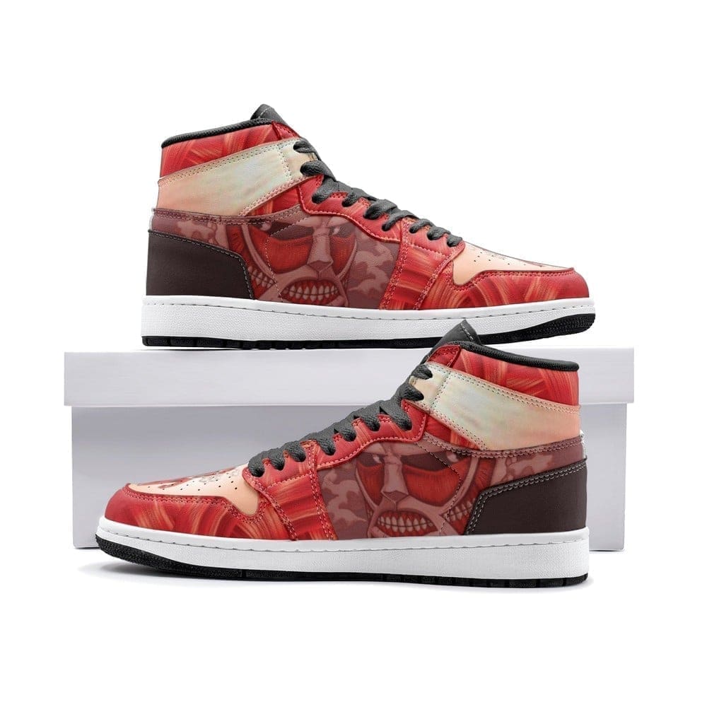 Colossal Titan Shingeki No Kyojin Air Jordan 1 High Top Shoes Colossal Titan Shingeki No Kyojin Air Jordan 1 High Top Shoes Sneakatelier