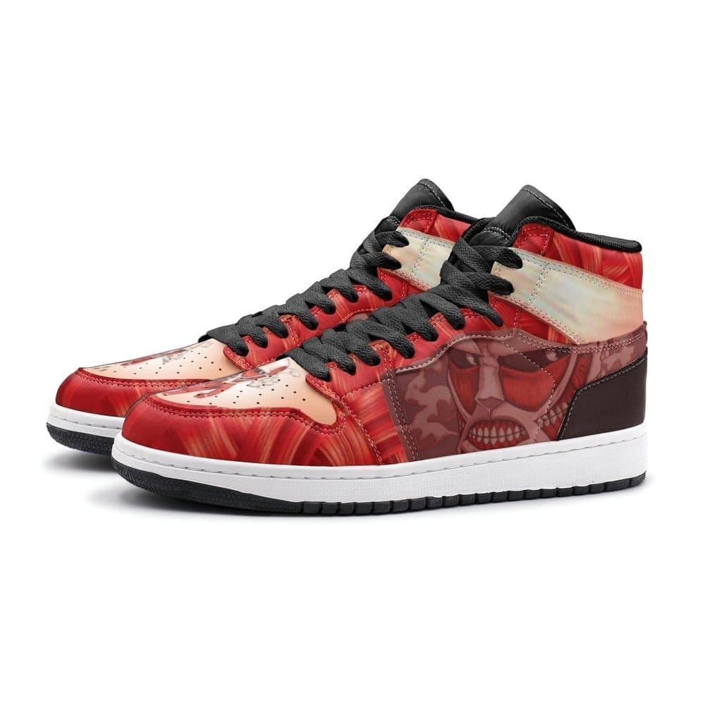 Colossal Titan Shingeki No Kyojin Air Jordan 1 High Top Shoes Colossal Titan Shingeki No Kyojin Air Jordan 1 High Top Shoes Sneakatelier