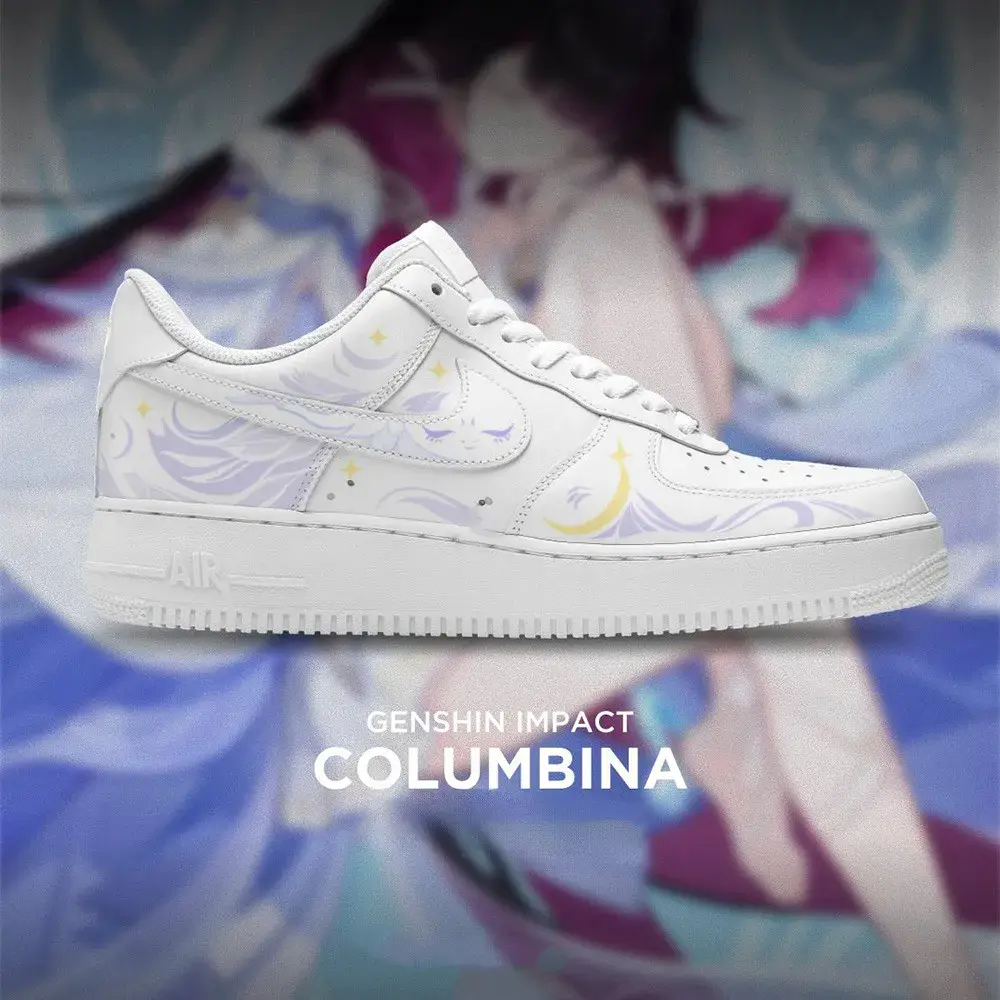 Columbina Genshin Impact New Low Top Shoes - Sneakatelier