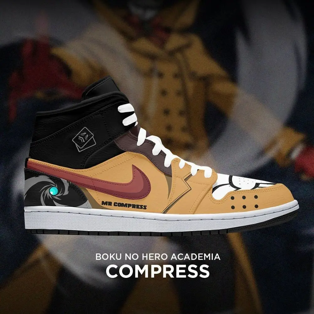Compress Boku No Hero Academia High Top Shoes - Sneakatelier