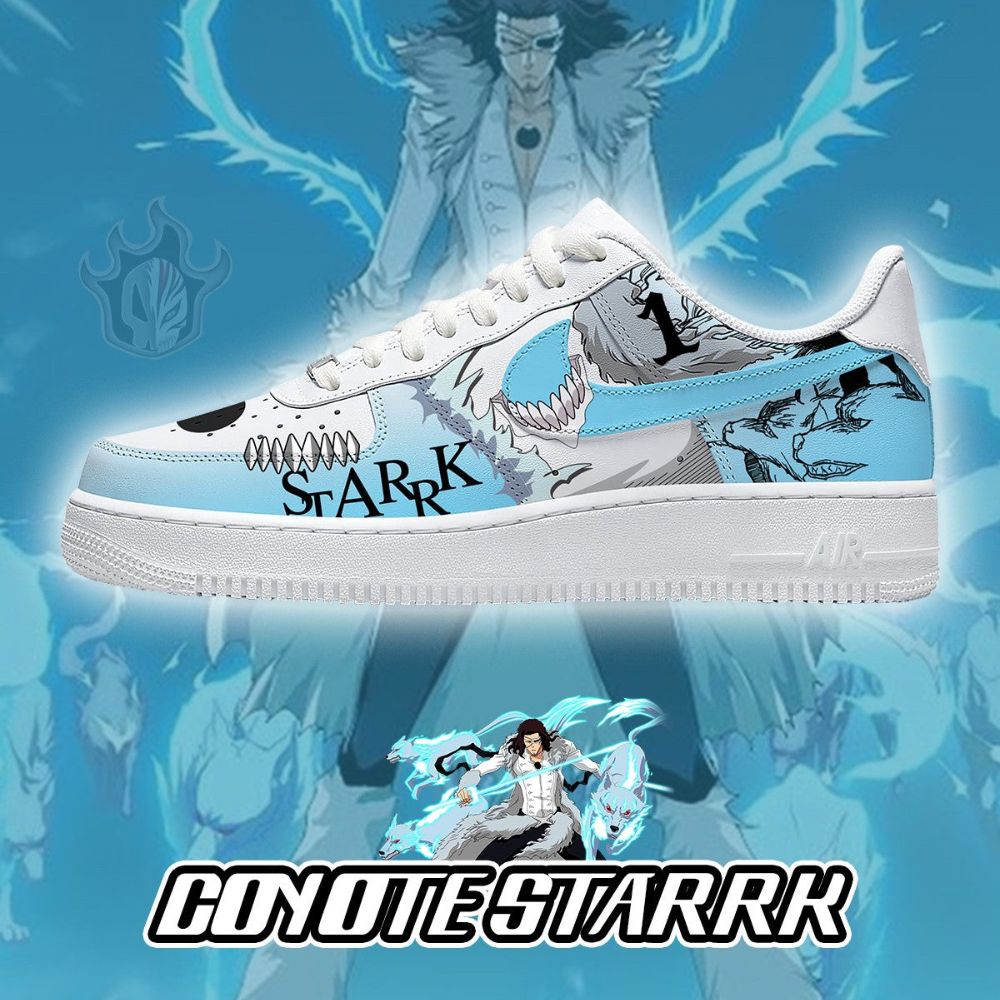 Coyote Starrk Bleach AF1 Shoes - Shoesmates Coyote Starrk Bleach AF1 Shoes - Sneakatelier Sneakatelier