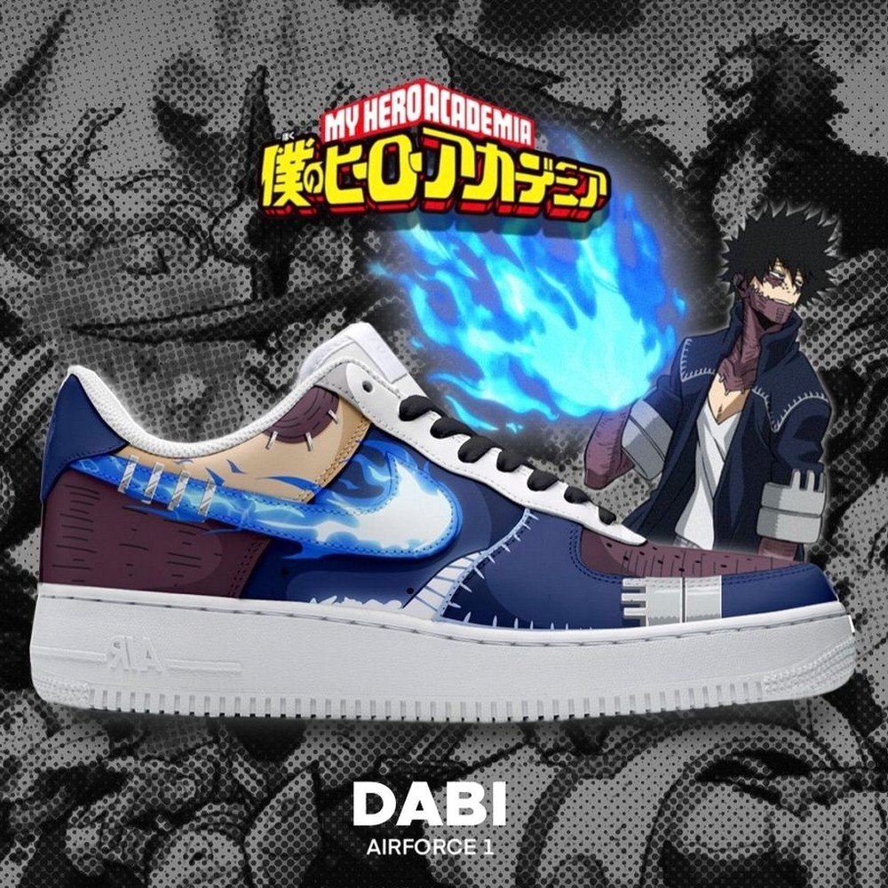Dabi My Hero Academia AF1 Shoes - Sneakatelier