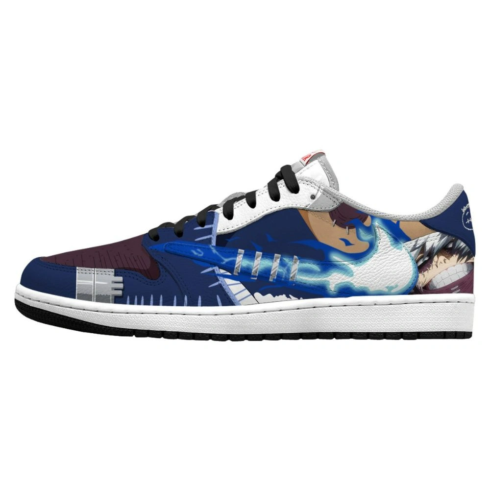 Dabi V.1 My Hero Academia New Low Top Shoes - Shoesmates Dabi V.1 My Hero Academia New Low Top Shoes - Sneakatelier Sneakatelier
