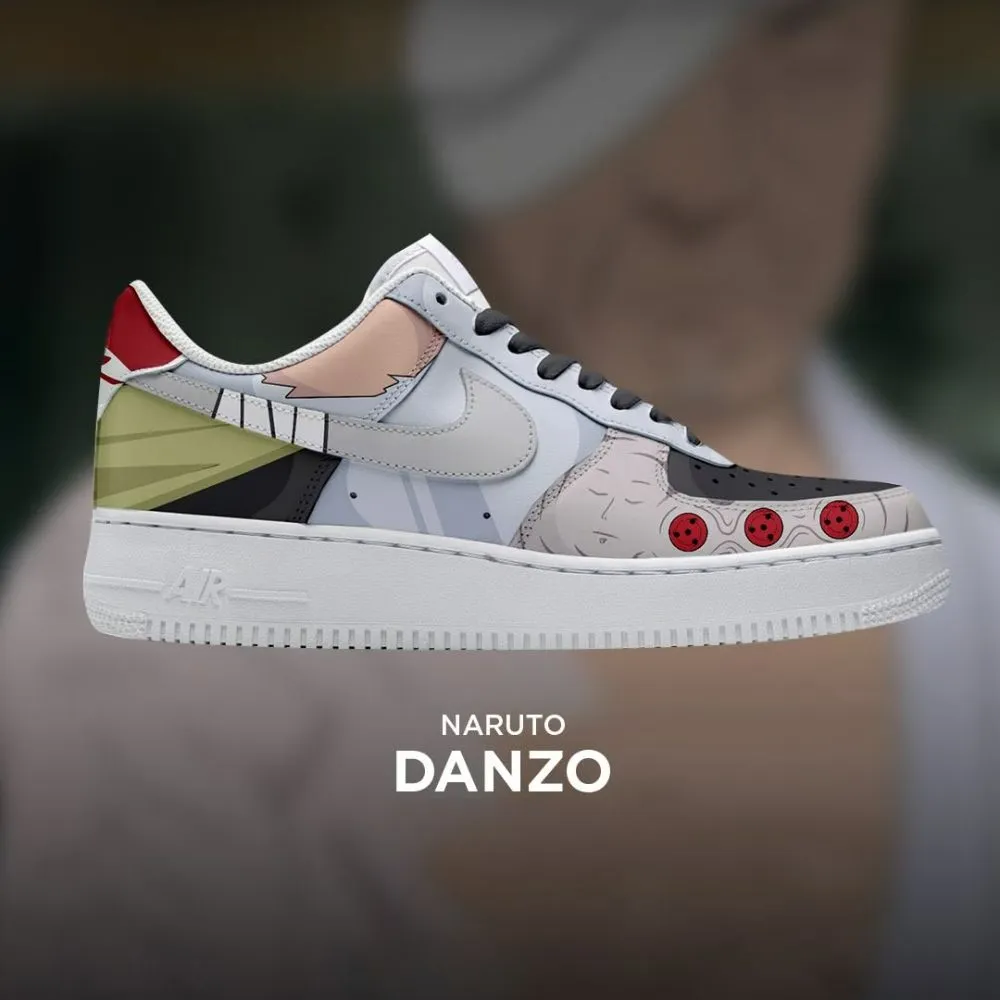 Danzo Naruto Custom Low Top Shoes - Sneakatelier