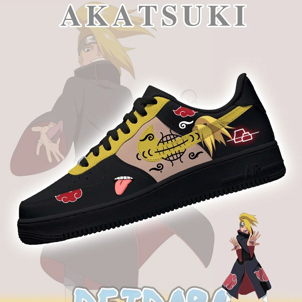 Deidara No.1 Akatsuki AF1 Shoes - Sneakatelier