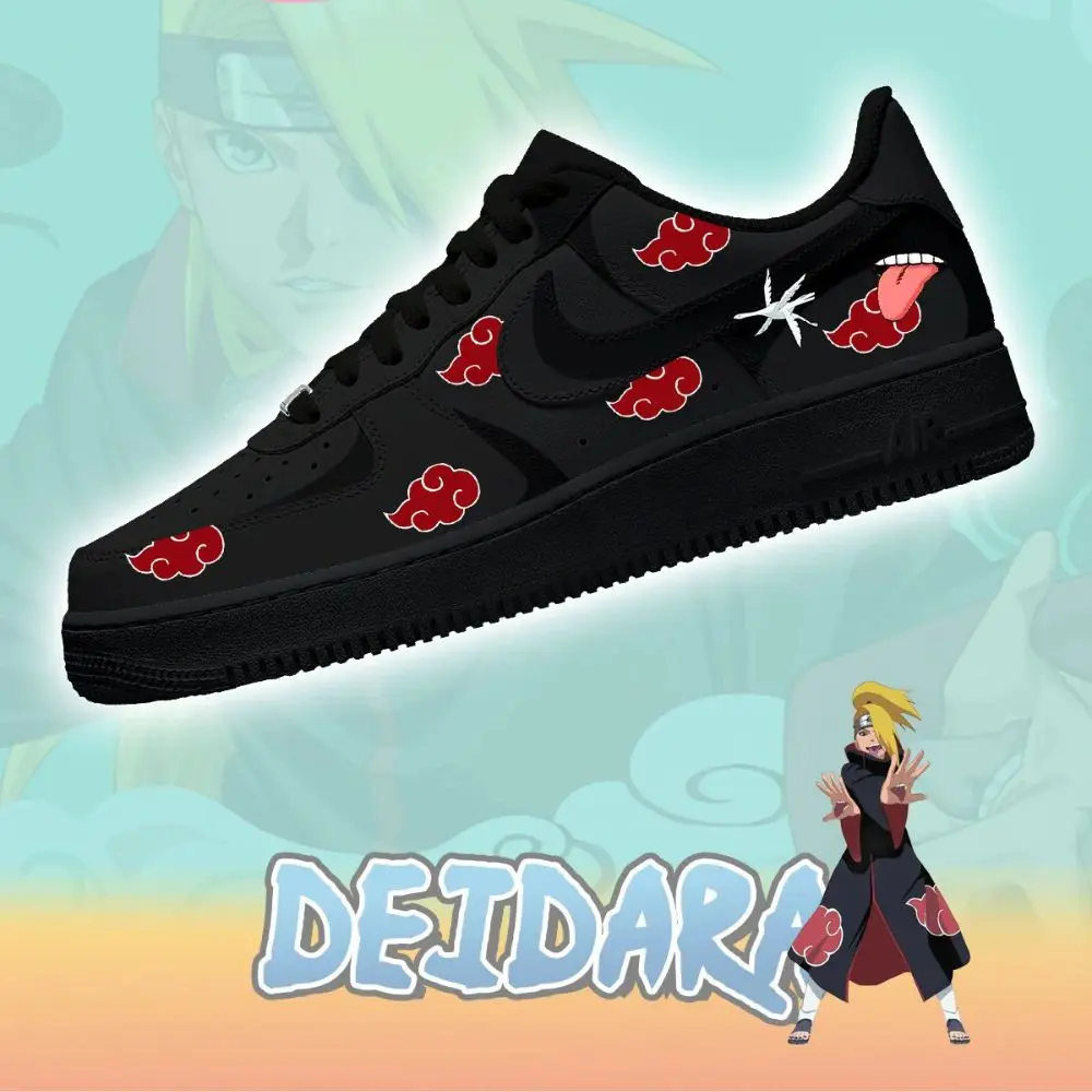 Deidara No.2 Naruto Limited Custom Low Top Shoes - Sneakatelier