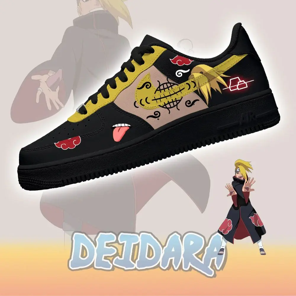 Deidara No.3 Naruto Limited Custom Low Top Shoes - Sneakatelier