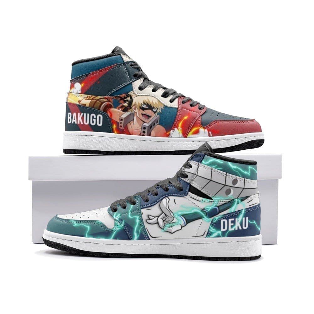 Deku And Bakugo My Hero Air Jordan 1 High Top Shoes Deku And Bakugo My Hero Air Jordan 1 High Top Shoes Sneakatelier
