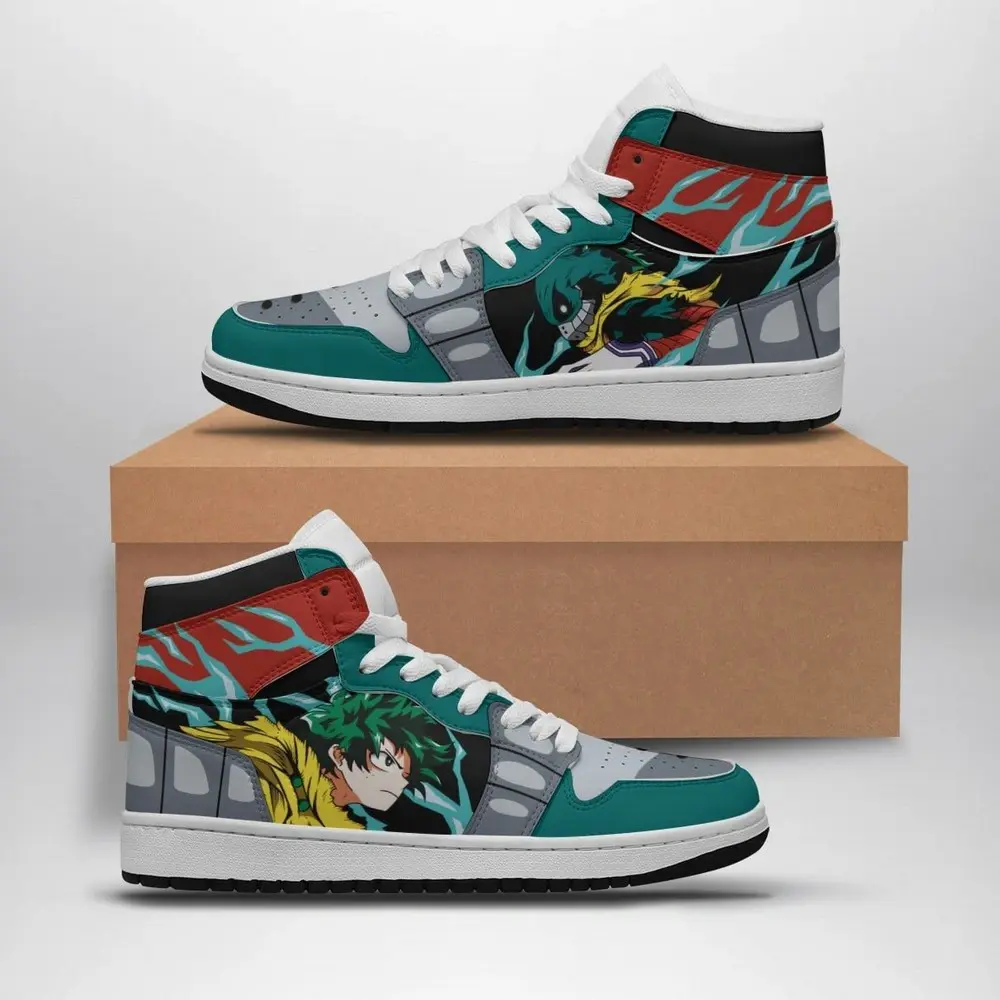 Deku Vigilante My Hero Academia Special High Top Shoes - Sneakatelier
