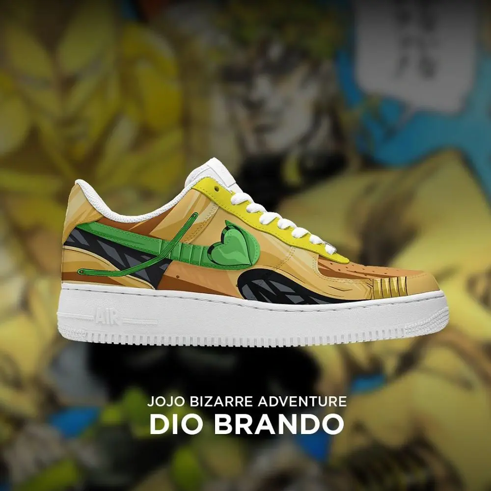 Dio Brando JoJo's Bizarre Adventure Edition Low Top Shoes - Shoesmates Dio Brando JoJo's Bizarre Adventure Edition Low Top Shoes - Sneakatelier Sneakatelier