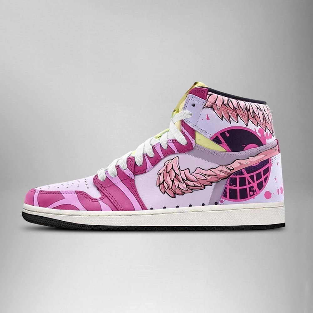 Doflamingo One Piece Air Jordan 1 High Top Shoes SMDOPA1 - Shoesmates Doflamingo One Piece Air Jordan 1 High Top Shoes SMDOPA1 - Sneakatelier Sneakatelier