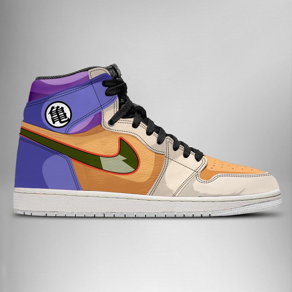 Dragon Ball Kame Roshi AJ1 High Top Shoes SMDBKR01 - Shoesmates Dragon Ball Kame Roshi AJ1 High Top Shoes SMDBKR01 - Sneakatelier Sneakatelier
