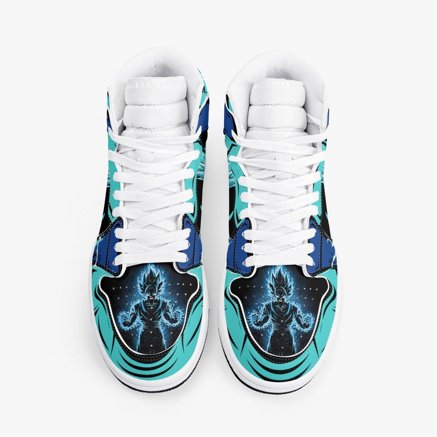 Dragon Ball Super Dbz Vegito Saiyan Blue AJ1 High Top Shoes - Shoesmates Dragon Ball Super Dbz Vegito Saiyan Blue AJ1 High Top Shoes - Sneakatelier Sneakatelier