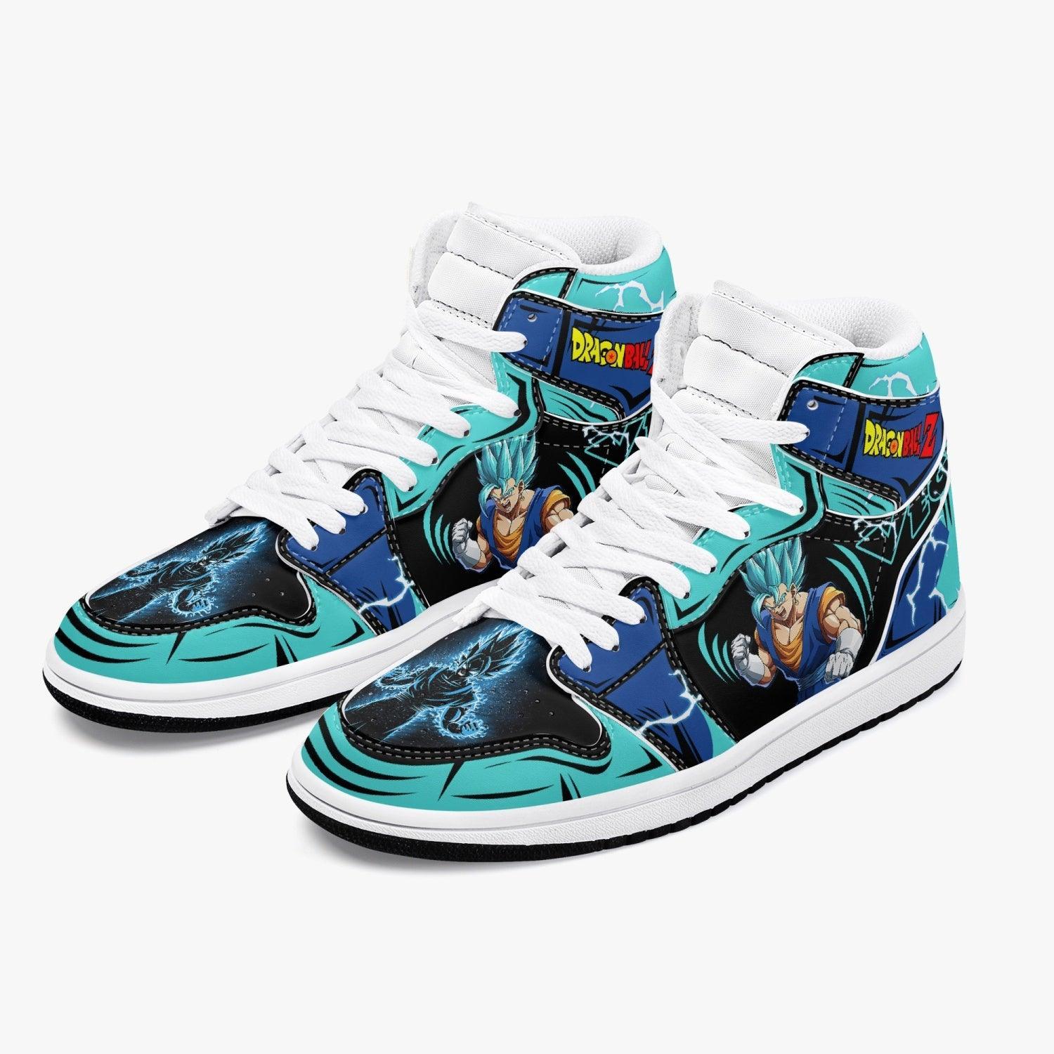 Dragon Ball Super Dbz Vegito Saiyan Blue AJ1 High Top Shoes - Sneakatelier