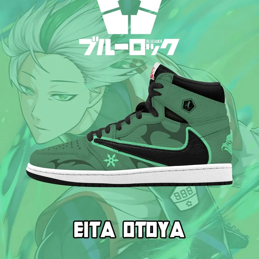Eita Otoya V.2 Blue Lock High Top Shoes - Sneakatelier